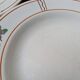 7 old deep plates in Salins earthenware model Nénuphar 24.5cm