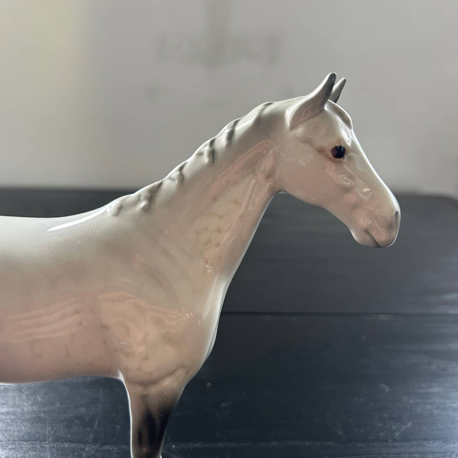 White ceramic horse