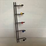 Memphis style tea towel holder from the 50s