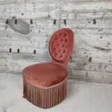 Pink toad armchair
