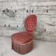 Pink toad armchair
