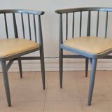 Set Thonet 1960 table and 4 chairs
