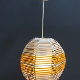 Suspension jaune et blanche années 1960