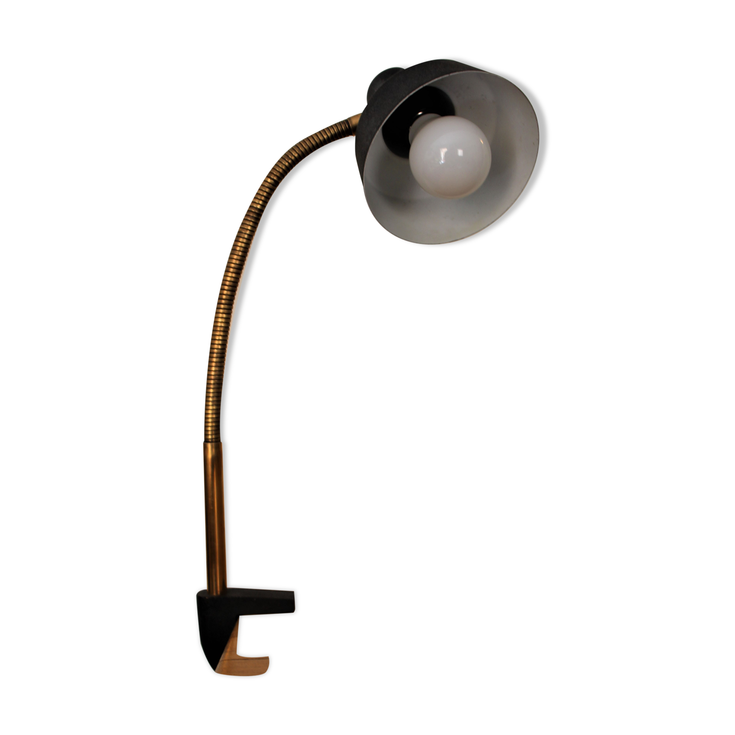 Lampe de bureau Brass Midcentury vintage active