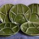 Seven vintage niderviller ceramic plates