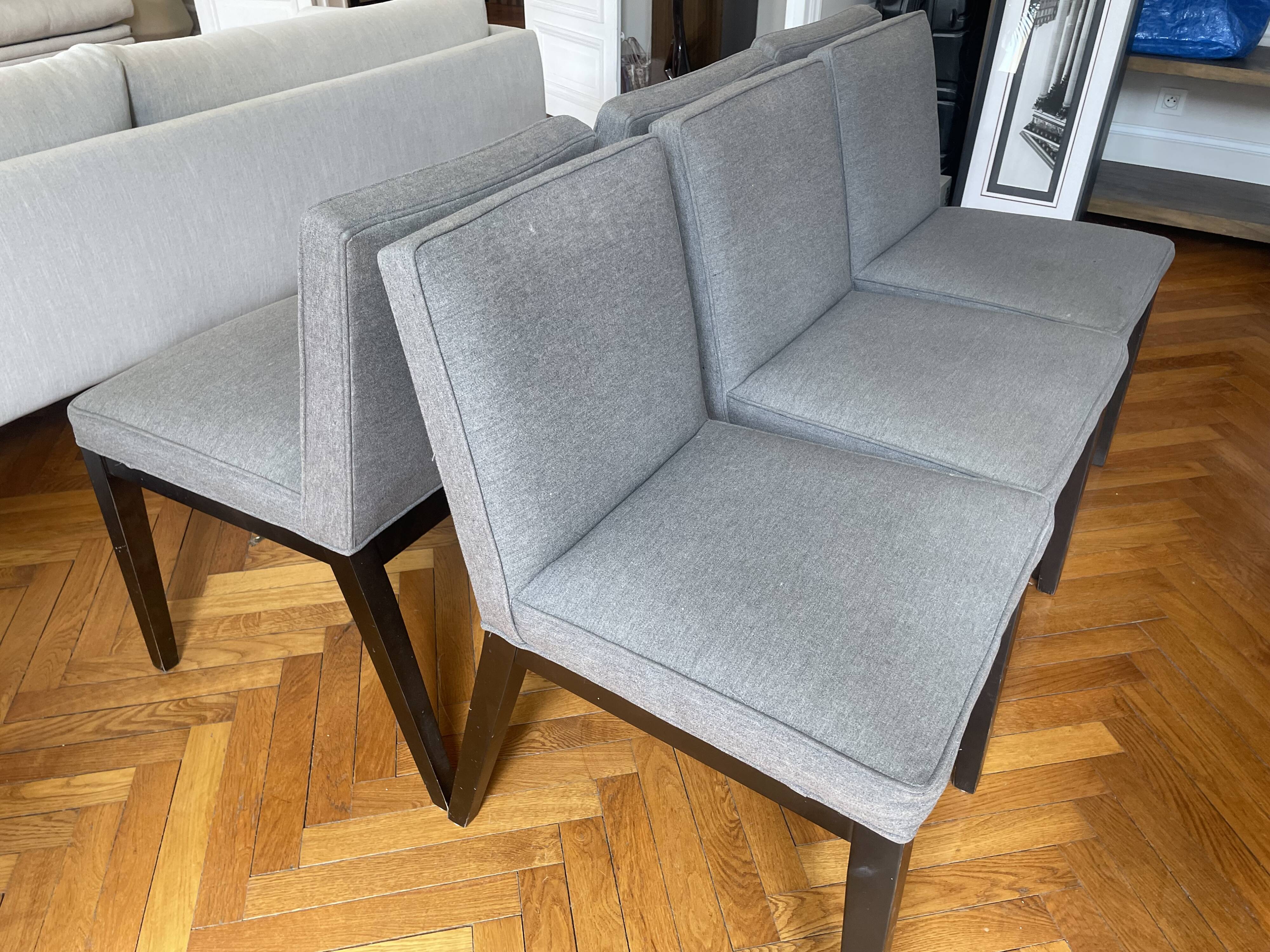 Set of 6 room & board ansel chairs