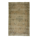 Tapis Oushak Vintage – Palette Chaude & Motifs Subtils, 172 x 258 cm