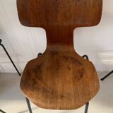 Two Arne Jacobsen "hammer" chairs