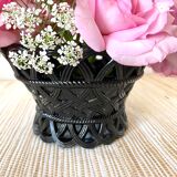 Pot en opaline noire