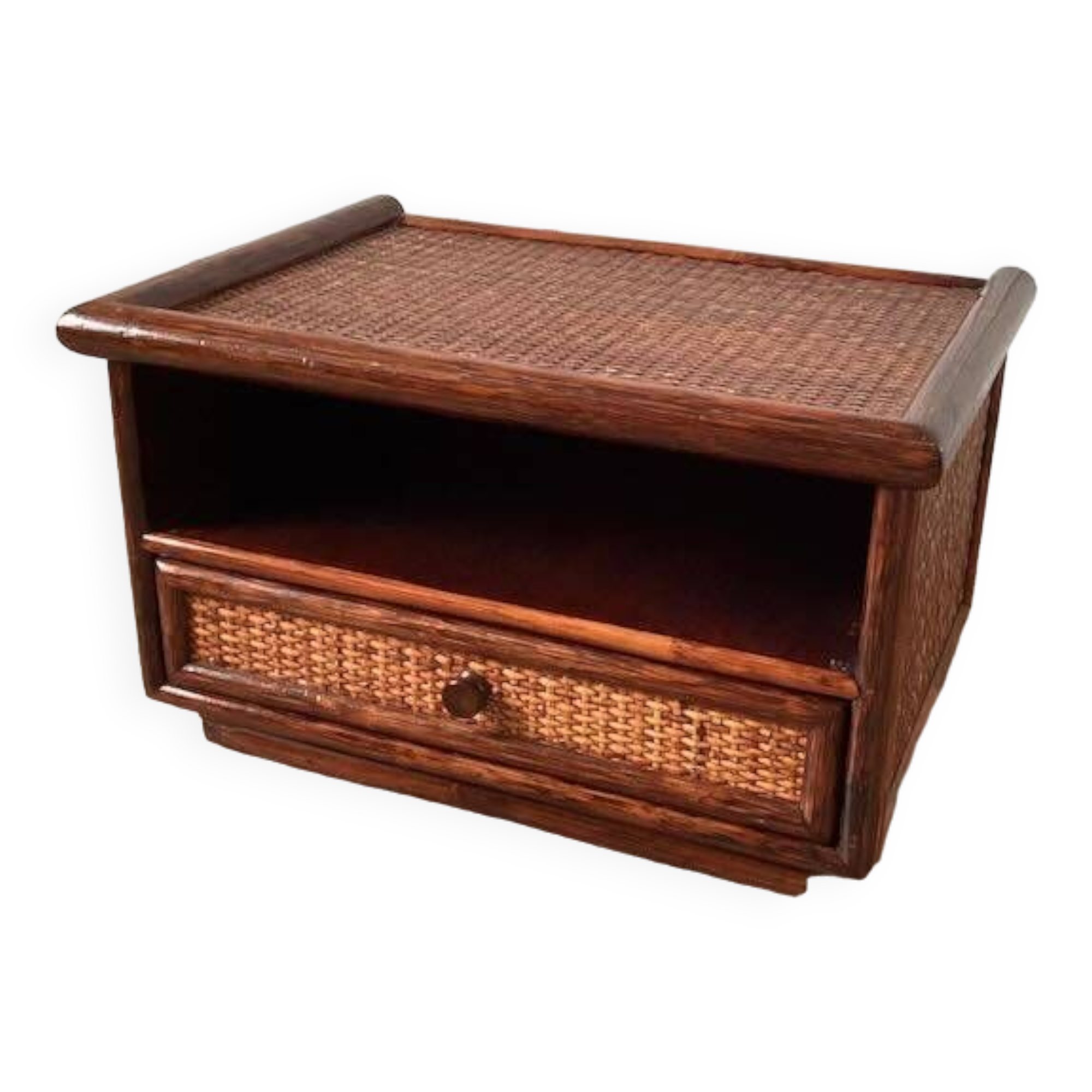 Chevet en rotin Roche-Bobois