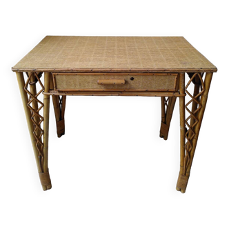 Bureau en rotin