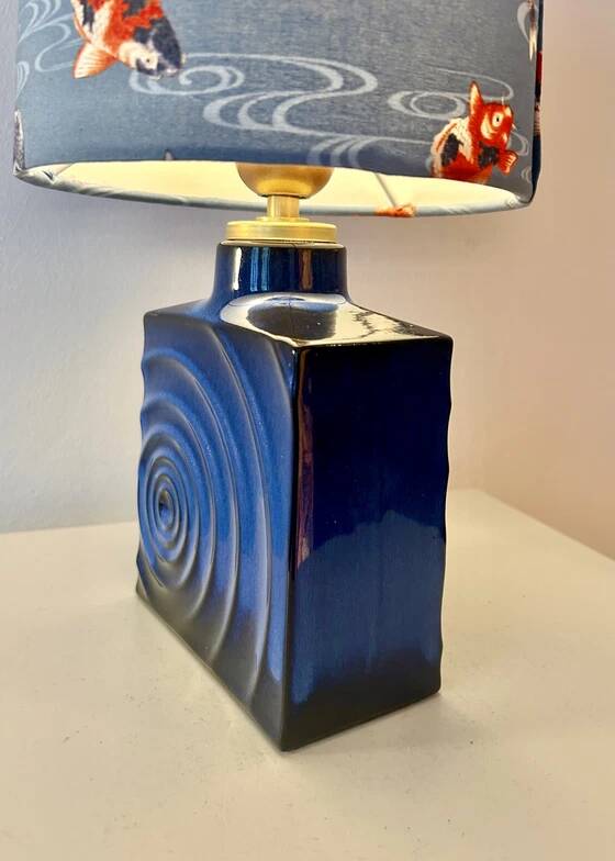 Table lamp without wire in vase by Cari Zalloni for Steuler