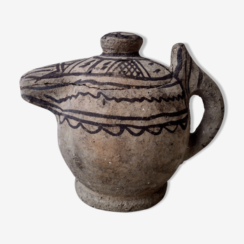 Berber earthenwear milk jug