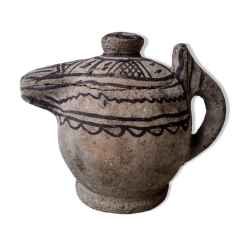 Berber earthenwear milk jug