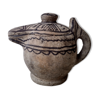 Berber earthenwear milk jug