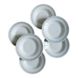 Hollow plates ancient iron earth Gien