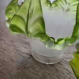 Lamp tulip, glass paste.