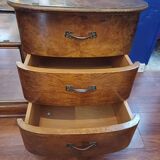 Dressing table large mirror free form vintage 1950