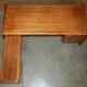 Left corner desk, Brazilian wood, mid-century Danish.
