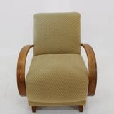 1930s Art Deco Armchair, Czechoslovakia