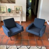 Pair of armchairs Pierre Guariche G10 Airborne Edition