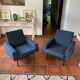 Pair of armchairs Pierre Guariche G10 Airborne Edition