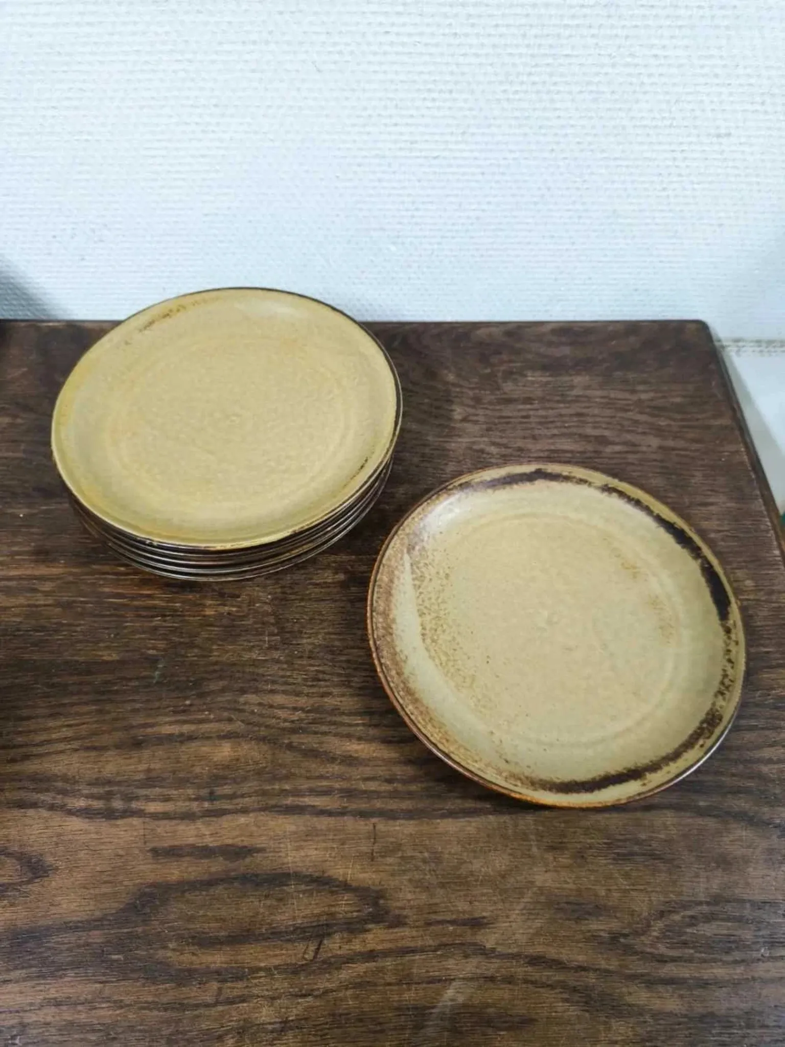 Lot de 6 assiettes plates langenthal