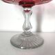 Cut rose glass bowl