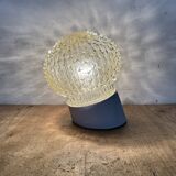 Applique murale vintage en porcelaine blanche, années 1970