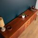 Retro Teak 1960s Nathan Squares Long Mid Century Sideboard