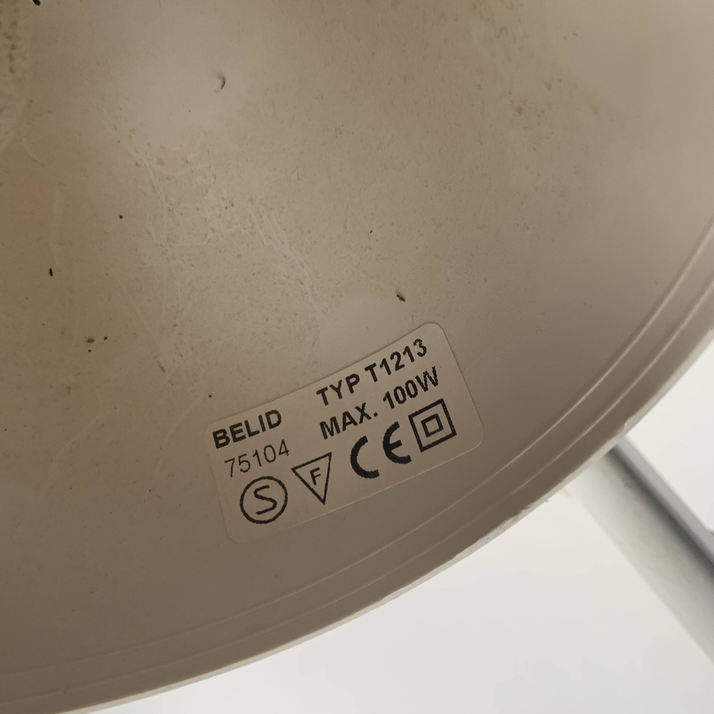 Large Danish BELID Pendant Light Model 75104, Cream