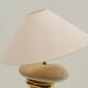 Grande lampe de table Pebble de François Chatain, France des années 1980.