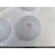 Set of 9 vintage white opaline glass pendants