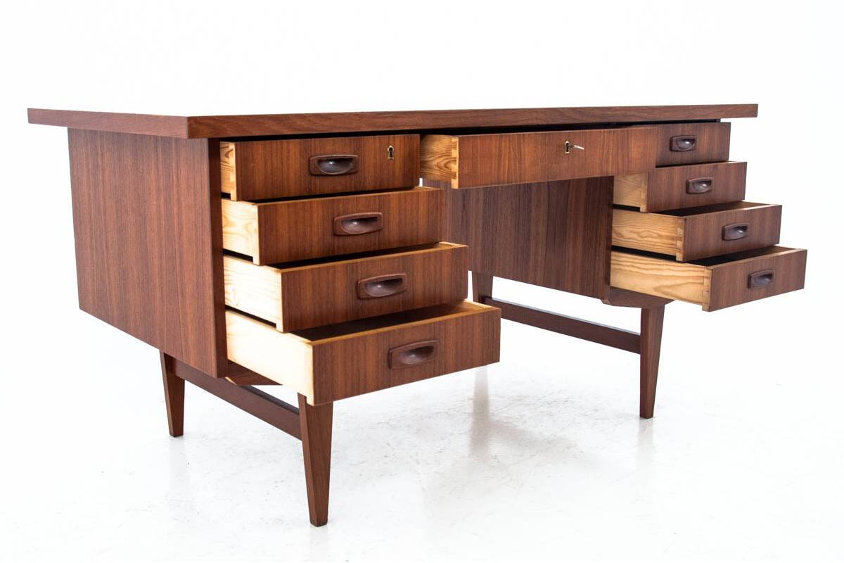 Danish desk, teak, 1960s.