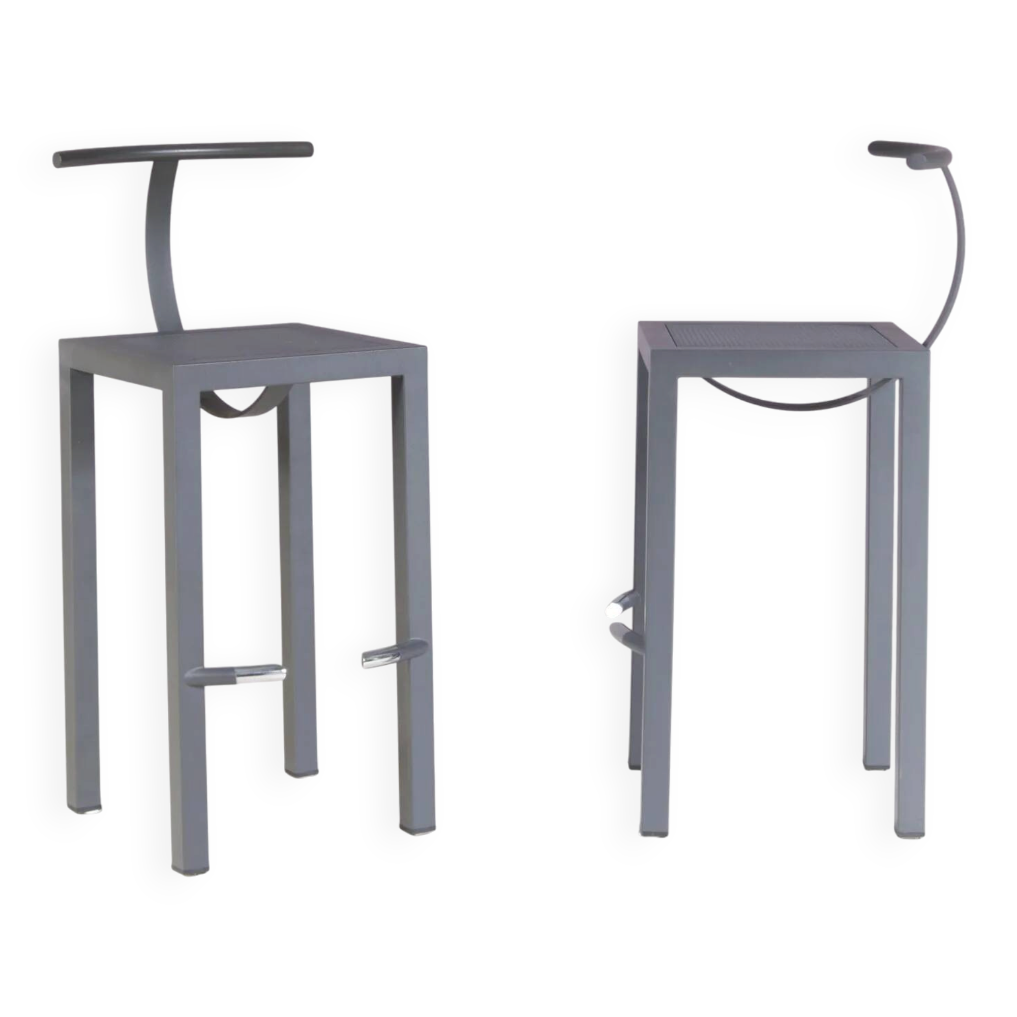 1980s bar stool model: Sarapis by Philippe Starck for Driade Italy