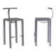 1980s bar stool model: Sarapis by Philippe Starck for Driade Italy