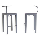 1980s bar stool model: Sarapis by Philippe Starck for Driade Italy