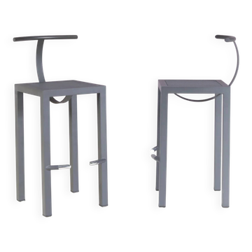 Tabouret de bar des années 1980 : Sarapis par Philippe Starck pour Driade Italie