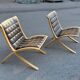 AX chairs attributed to Peter Hvidt & Orla Mölgaard, attributed to Fritz Hasen, 1978, set of 2