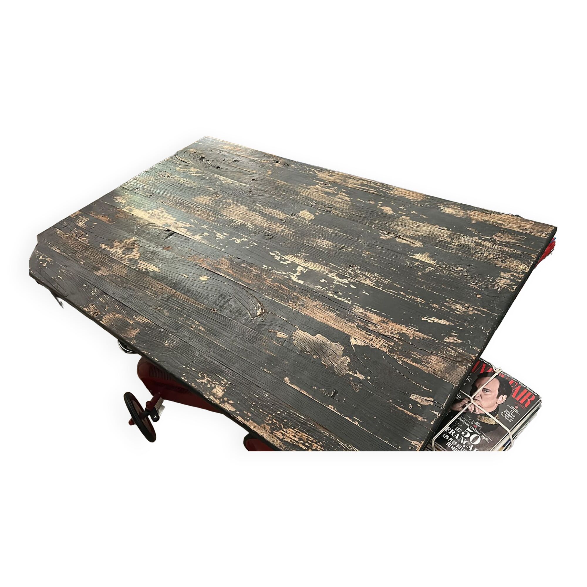 Industrial coffee table