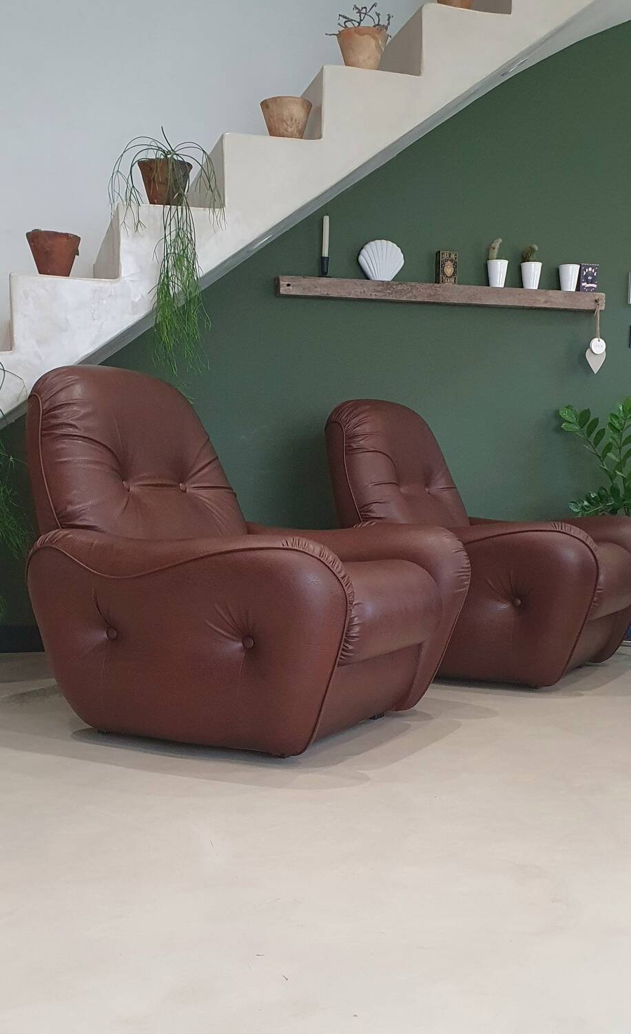 Vintage Space Age armchairs