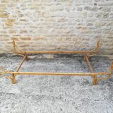 Bamboo and rattan bed