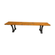 Old wooden-metal bench