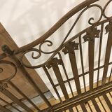 Wrought iron bench