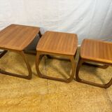 Mid century retro vintage teak Nest of Tables by Nathan 1960 British Qualit
