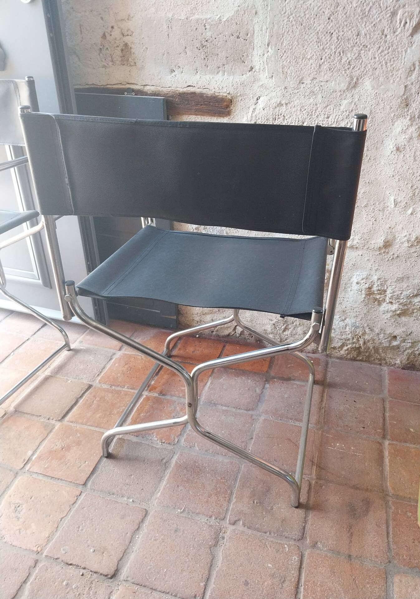 Chaise pliante tubulaire