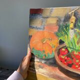 Still life painting oil on canvas