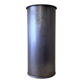 Vintage Modernist Large Metal Floral Vase
