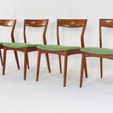 Ensemble de 4 chaises de salle à manger R. Borregaard pour Viborg