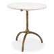 Table en marbre et laiton